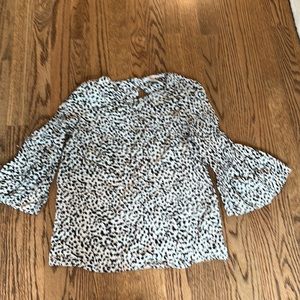 H and M US size 4 leopard blouse for sale. Only wore twice.